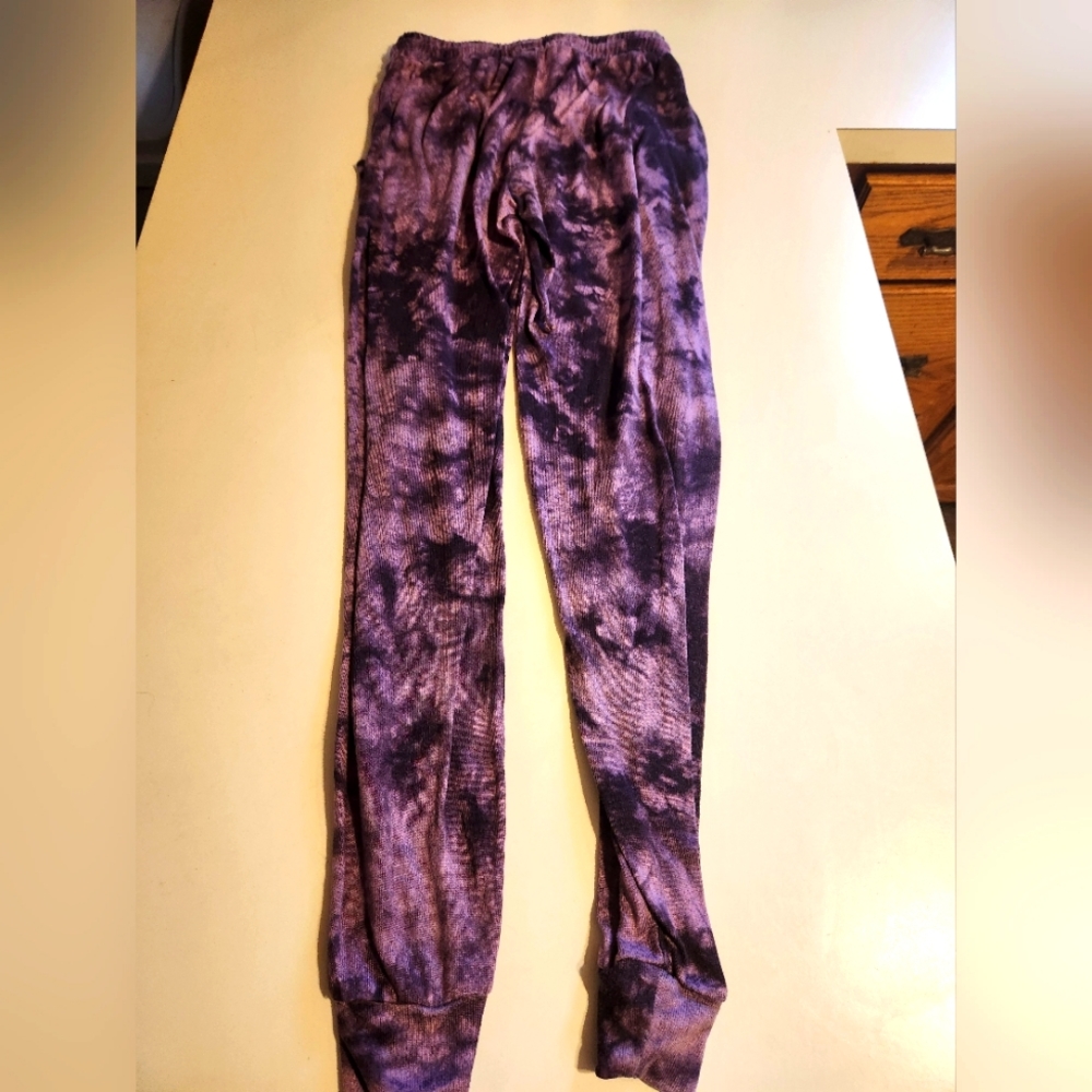 Girls' Cloud Chaser Purple Tye Dye Sweats